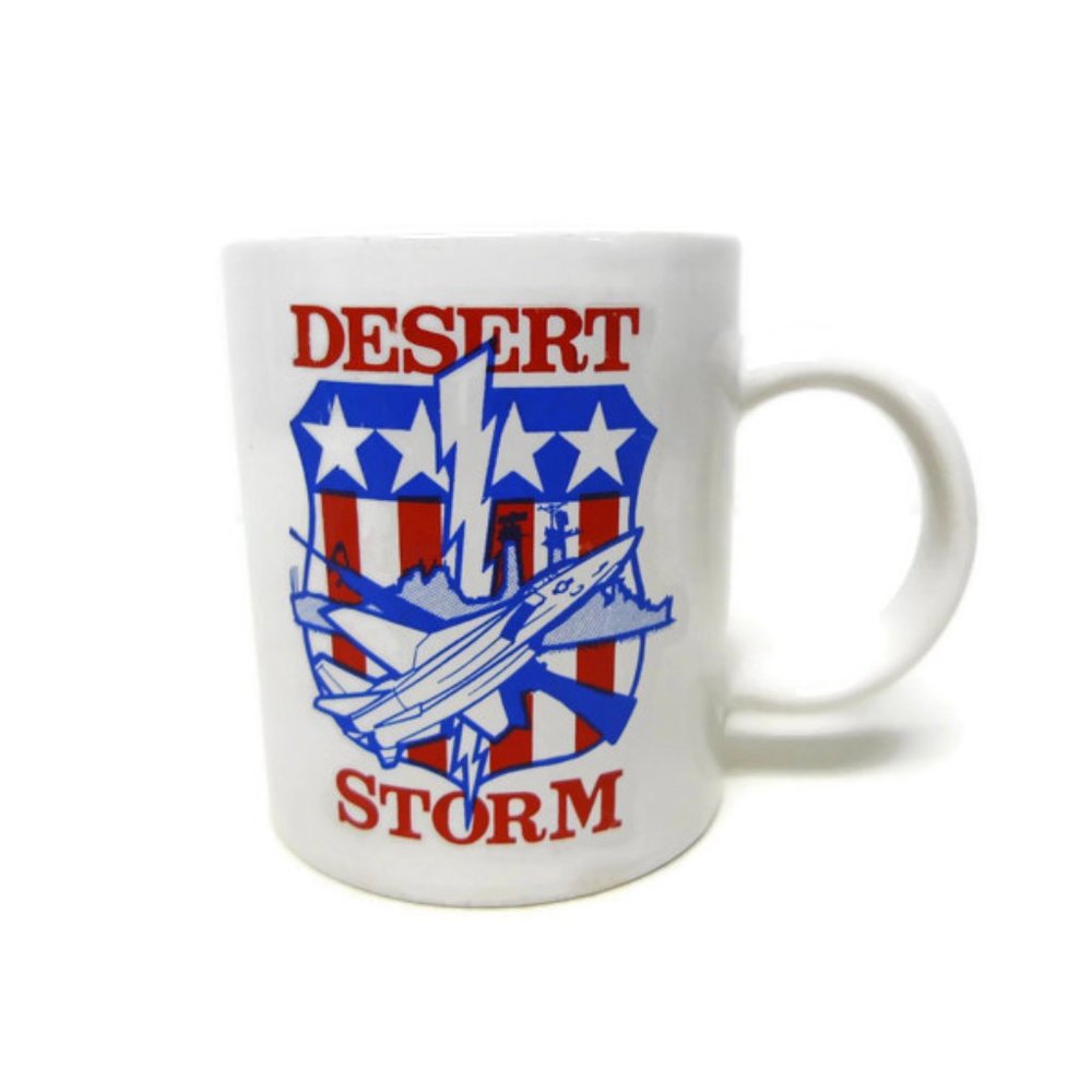 Desert Storm Army Navy Club Manchester coffee mug